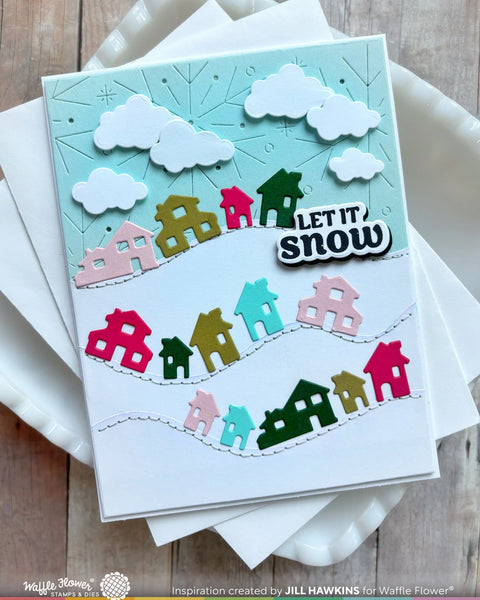 Waffle Flower - Snowy Hills Add-On Die