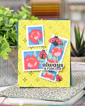 Waffle Flower - Dashed Lattice Dots Stencil