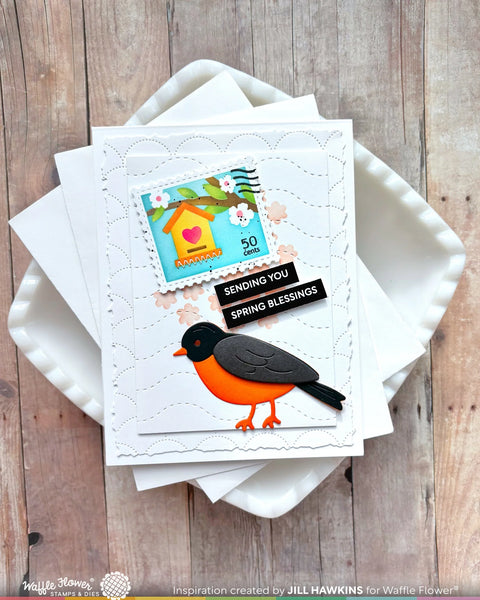 Waffle Flower - Small Patterns Stencil