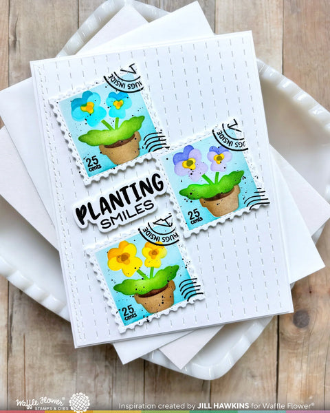 Waffle Flower - Green Thumb Sentiment Stamp Set