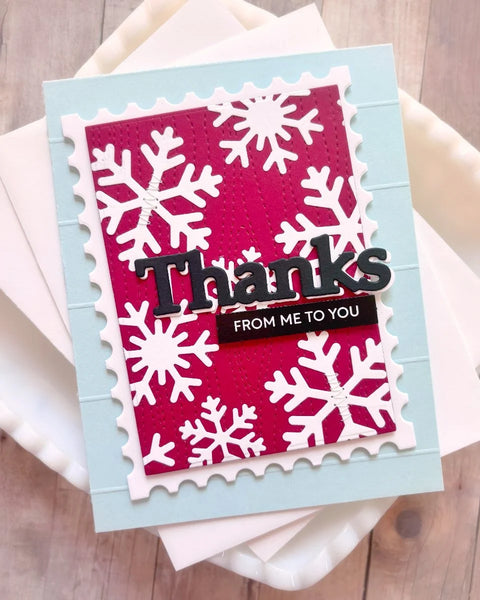 Waffle Flower - Snowflake Frame Die