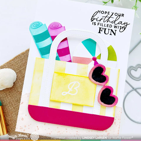 Waffle Flower - Birthday Wishes Stamp Set