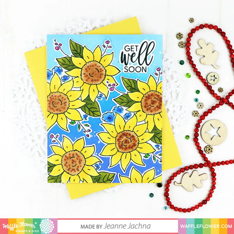 Waffle Flower - Elegant Sentiments Combo (Stamps & Dies)