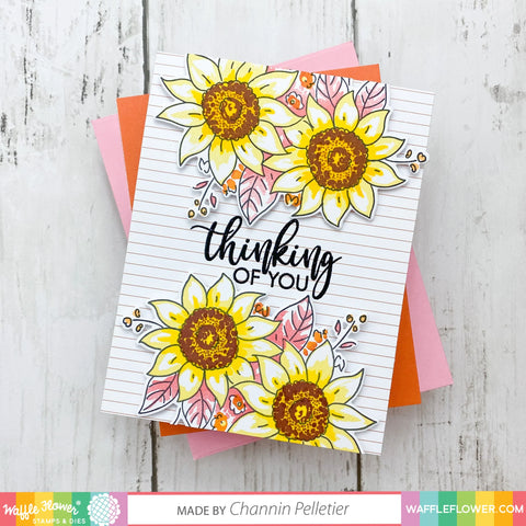 Waffle Flower - Elegant Sentiments Combo (Stamps & Dies)