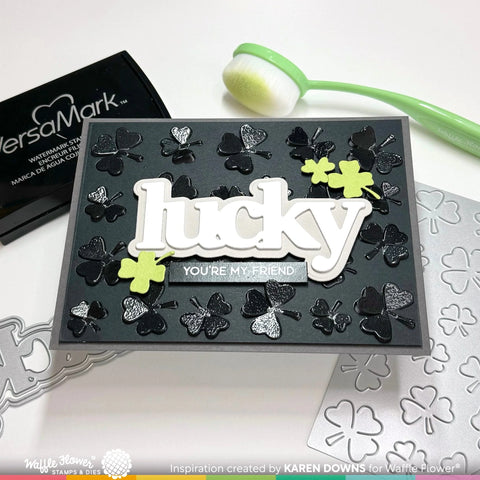 Waffle Flower - Oversized Lucky Print Die