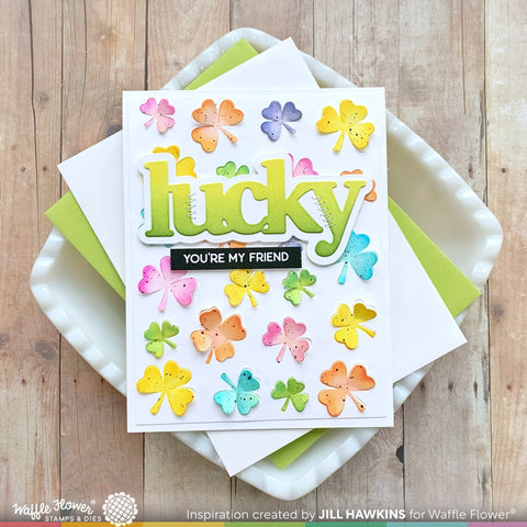 Waffle Flower - Oversized Lucky Print Die