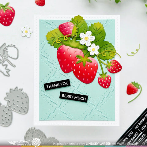 Waffle Flower - Sweet Plaid Texture Die