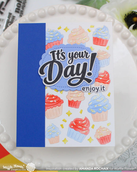 Waffle Flower - Your Day Sentiments Dies