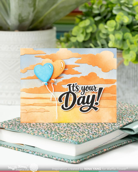 Waffle Flower - Your Day Sentiments Dies
