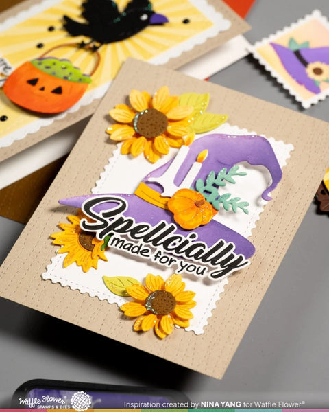 Waffle Flower - Sunflower Bouquet Die