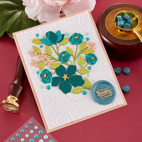 Spellbinders - Mandala Bloom 3D Embossing Folder