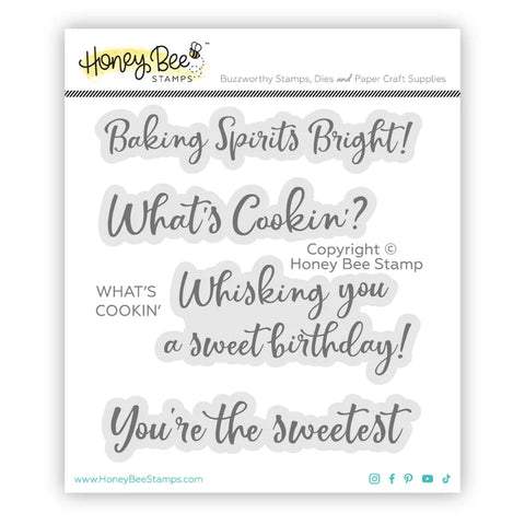 Honey Bee - What's Cooking Stamp Set