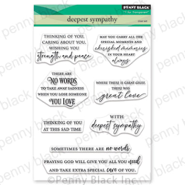 Penny Black - Deepest Sympathy Stamp Set