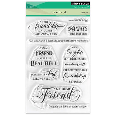 Penny Black - Dear Friend Stamp Set