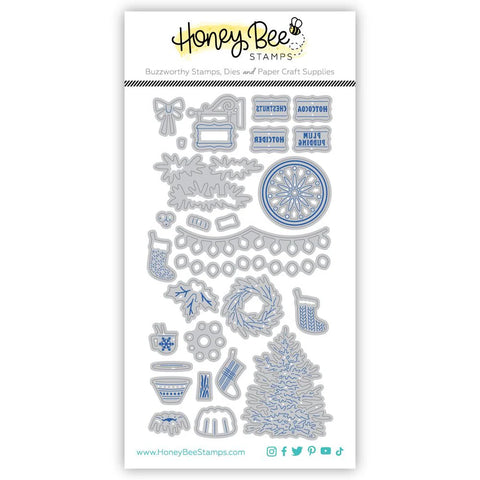 Honey Bee - Christmas Market Cart Add-On Dies