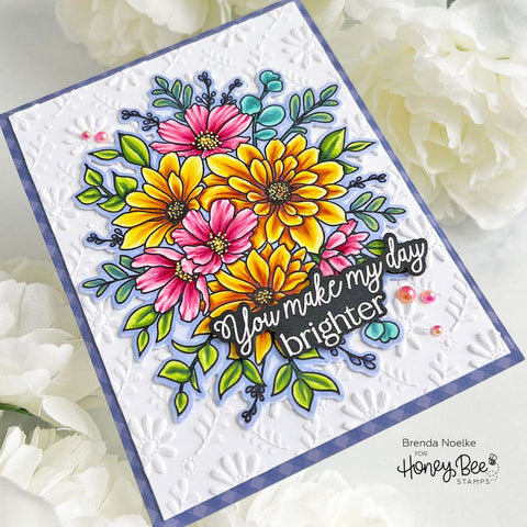 Honey Bee - Daisy Field 3D Embossing Folder