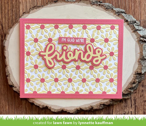 Lawn Fawn - Daisy Border Die