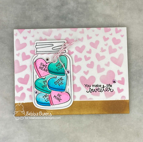 Newton's Nook - Candy Hearts Stamp Set