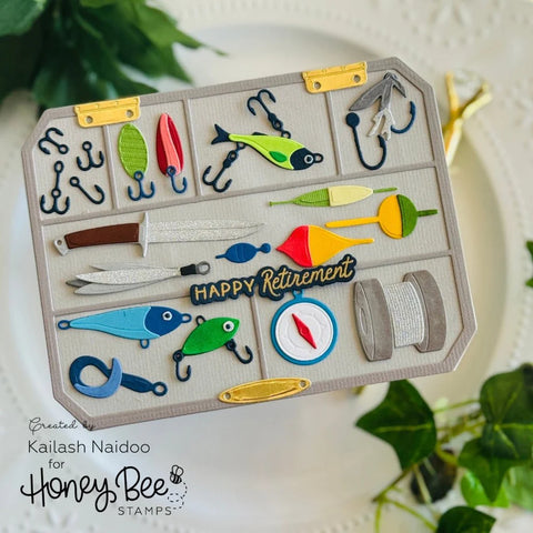 Honey Bee - Display Box A2 Cover Plate Die