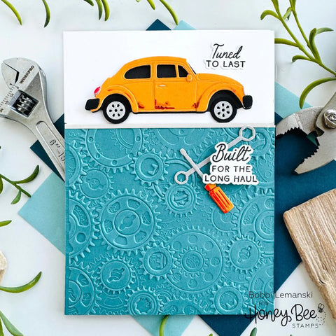 Honey Bee - Gears 3D Embossing Folder