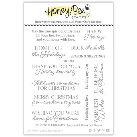 Honey Bee - Home for the Holidays Stamp Set