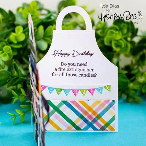 Honey Bee - Inside:  Birthday Sentiment Stamps