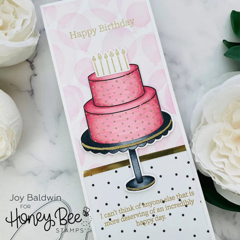 Honey Bee - Inside:  Birthday Sentiment Stamps