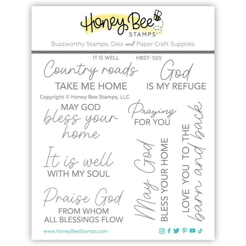 Honey Bee - It Is Well Stamp Set