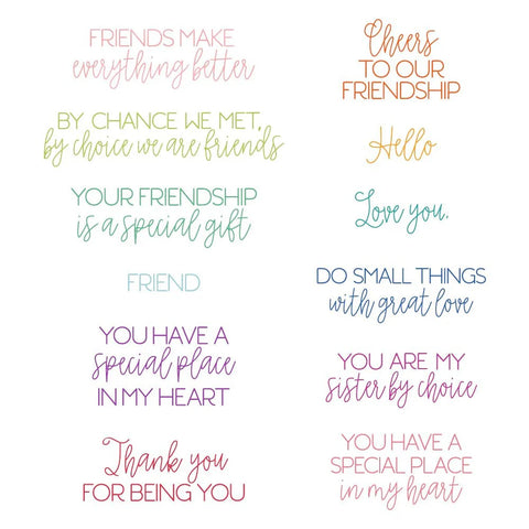 Honey Bee - Love You, Friend Stamp Set