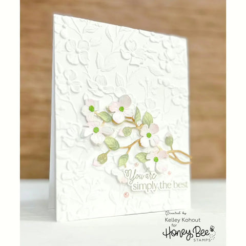 Honey Bee - 3D Dogwood Embossing Folder