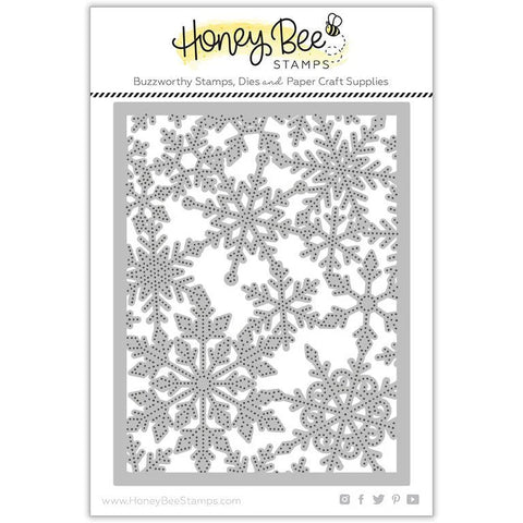 Honey Bee - Pierced Fancy Flakes Cover Plate Die