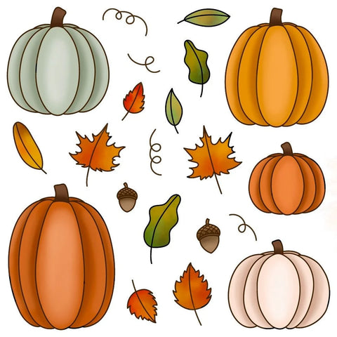 Honey Bee - 6"x 6" Pumpkin Patch Stamp & Coordinating Stencil Set