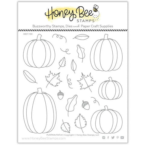 Honey Bee - 6"x 6" Pumpkin Patch Stamp & Coordinating Stencil Set