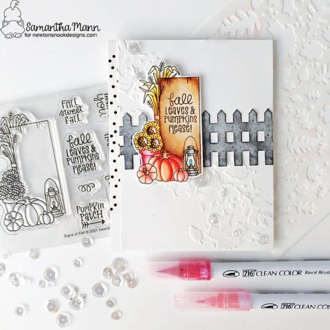 Newtons Nook - Signs of Fall Stamp Set