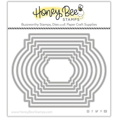 Honey Bee - Stacking Art Deco Label Dies