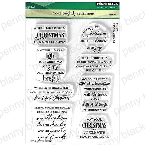 Penny Black - More Brightly Sentiments Stamp Set