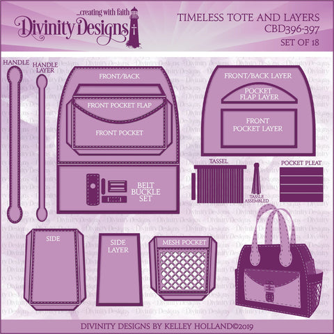 Divinity Designs - Timeless Tote (CBD396-397)