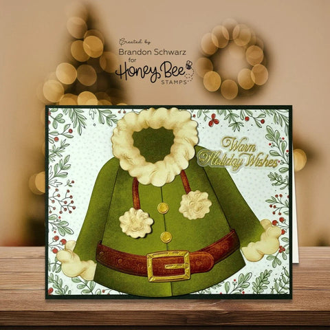 Honey Bee - Lovely Layers - Holiday Coat Add-On Dies